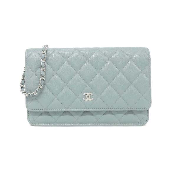 CHANEL Authentic Blue Wallet - Picture 1 of 7